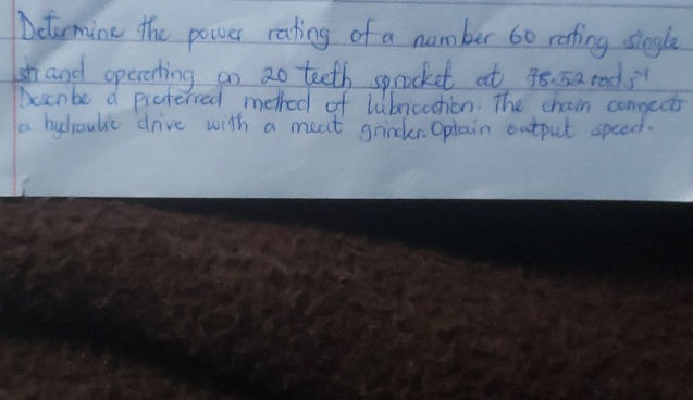 Determine the power rating of a number 60 | StudyX