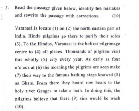 5 Read the passage given below identify ten | StudyX
