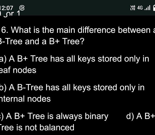 6 What is the main difference between a | StudyX