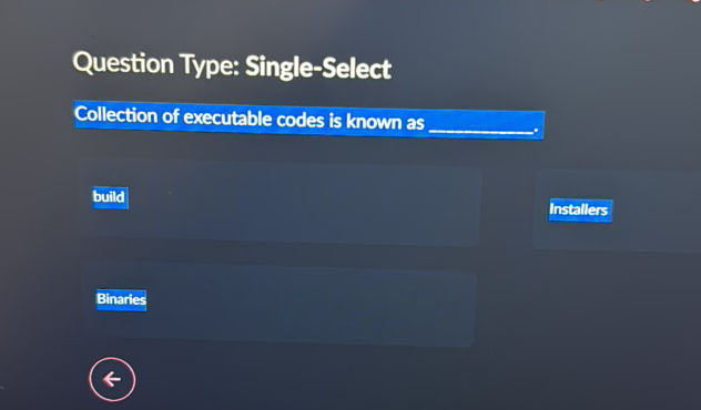 Exe Select Question Type Single-Select Collection of | StudyX