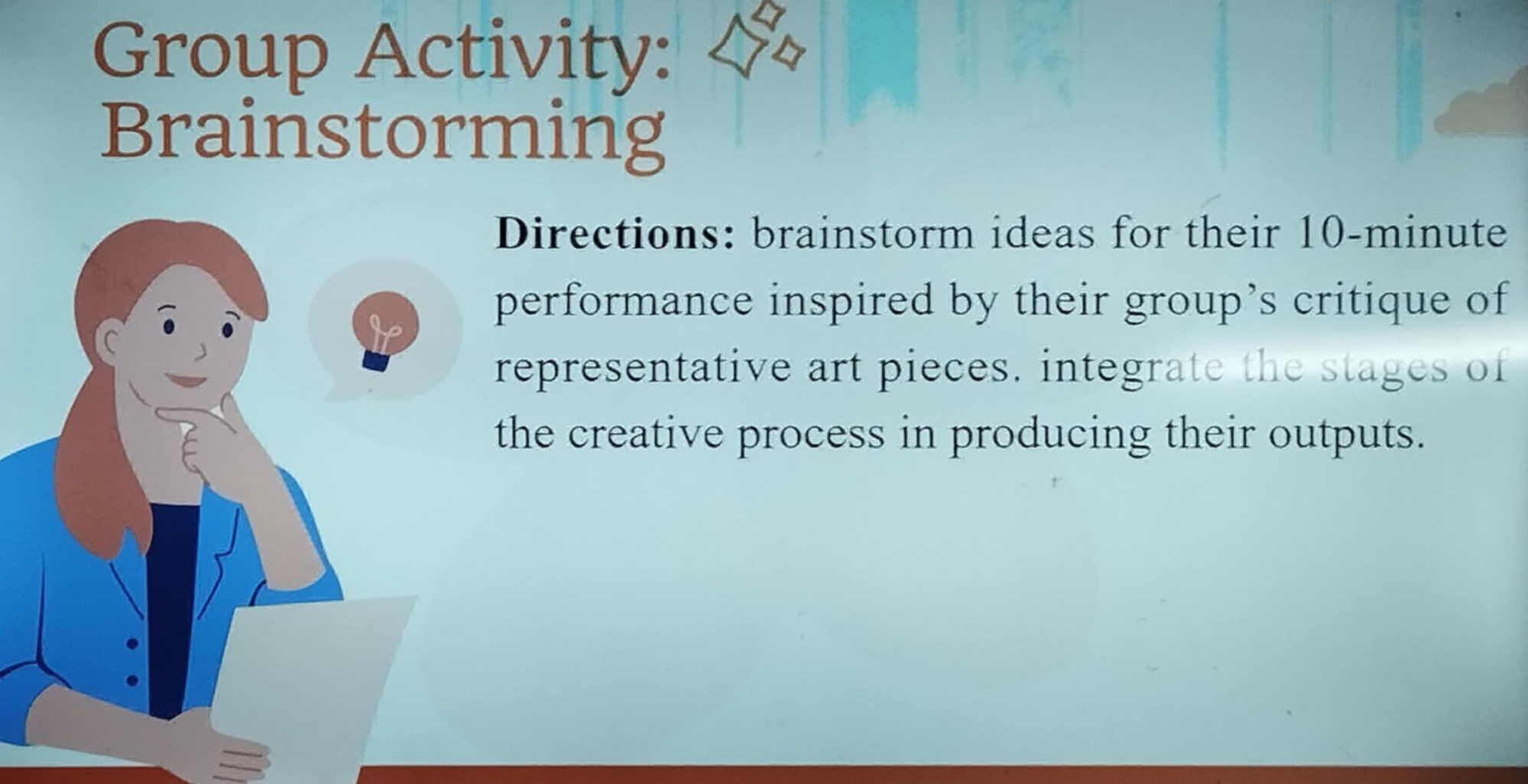 Group Activity Brainstorming Directions | StudyX