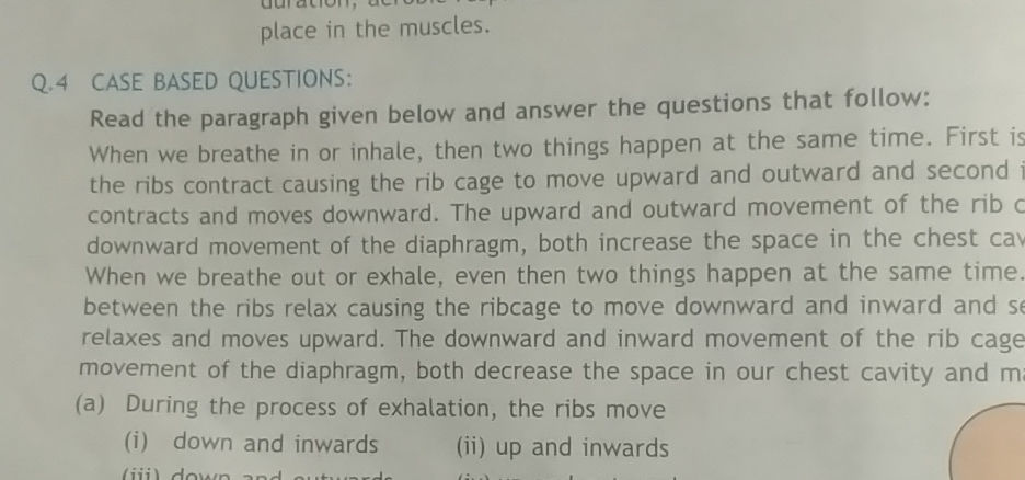 Q4 CASE BASED QUESTIONS Read the paragraph | StudyX