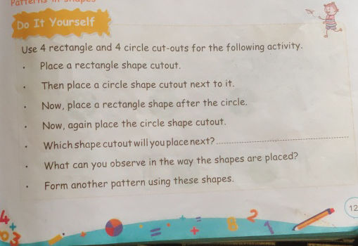 Use 4 rectangle and 4 circle cut-outs for | StudyX