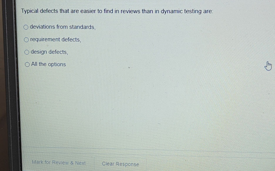 Deviation Defect Typical defects that are easier to find in | StudyX
