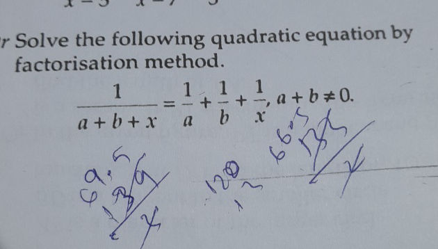Solve the following quadratic equation by | StudyX