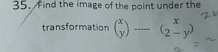 Point Under Point Rule Math 35 Find the image of the point under the
