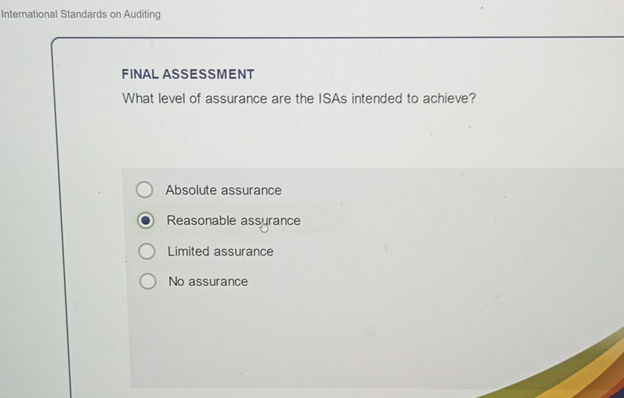 International Standards on Auditing FINAL | StudyX