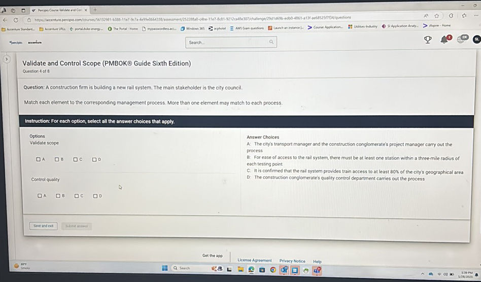 Validate and Control Scope (PMBOK Guide