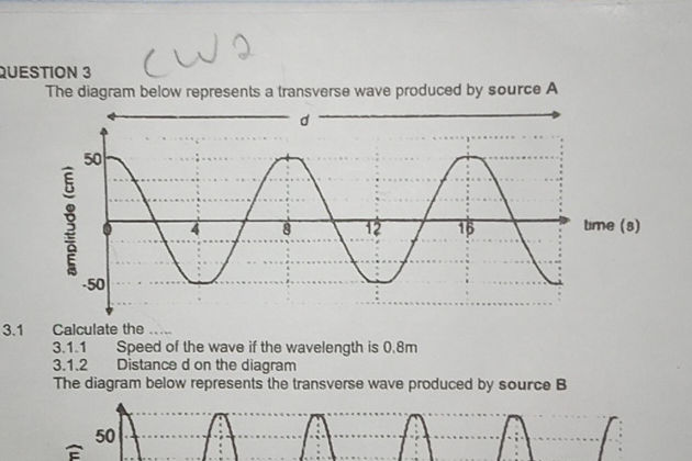 QUESTION 3 The diagram below represents a