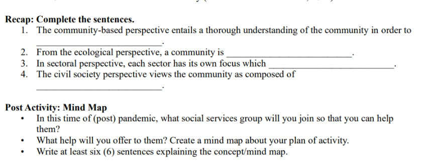 Recap Complete the sentences 1 The | StudyX