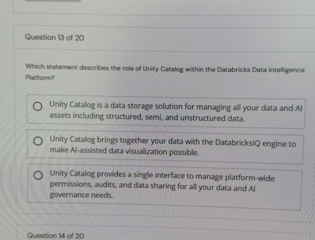 Question 13 of 20 Which statement describes | StudyX