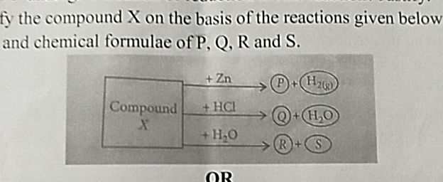 Identify the compound X on the basis of the | StudyX