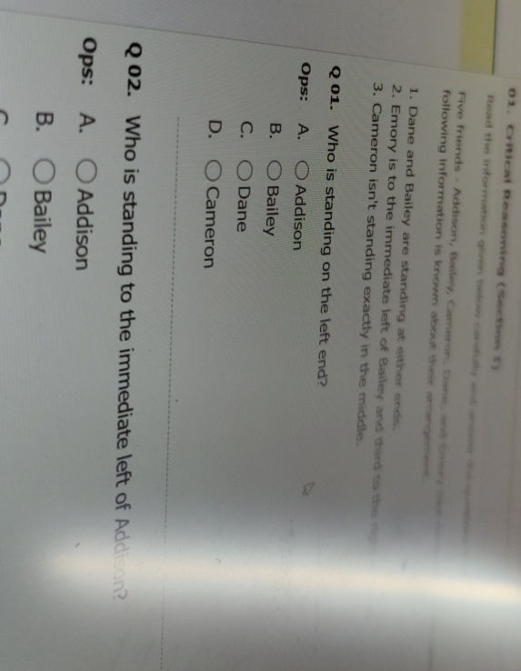 Read the information given below carefully | StudyX