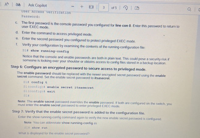 User Access Verification Password c The | StudyX
