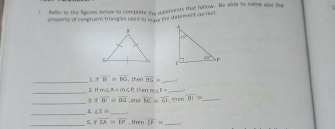 1 Refer to the figures below to complete the | StudyX