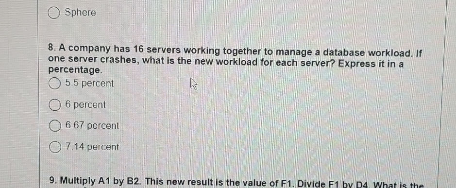 8 A company has 16 servers working together | StudyX