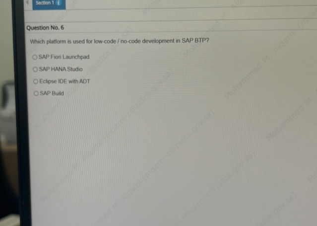 Question No 6 Which platform is used for | StudyX
