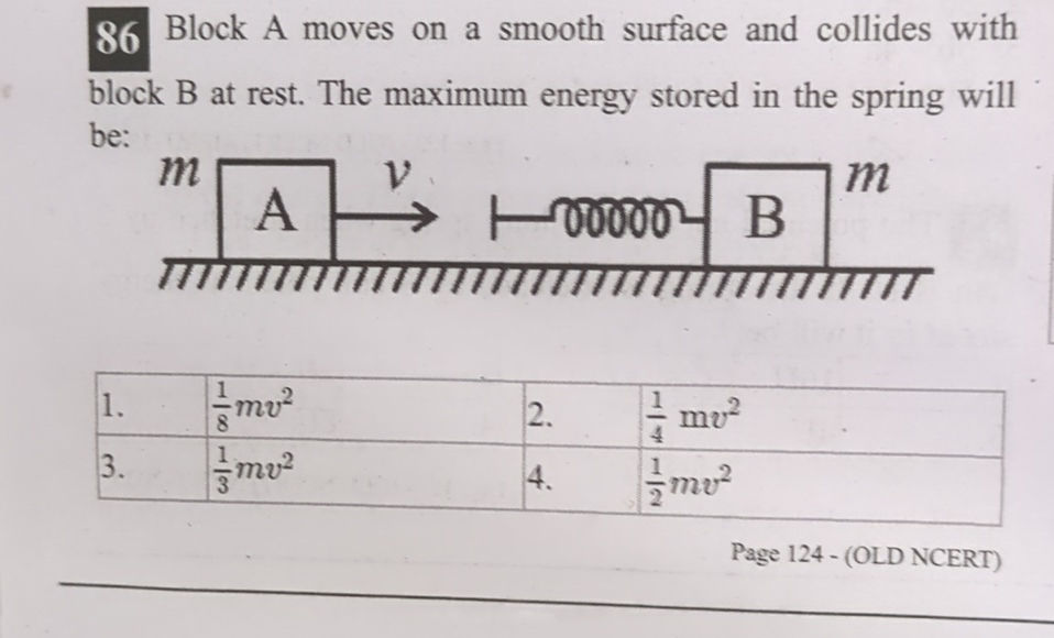 86 Block A moves on a smooth surface and | StudyX