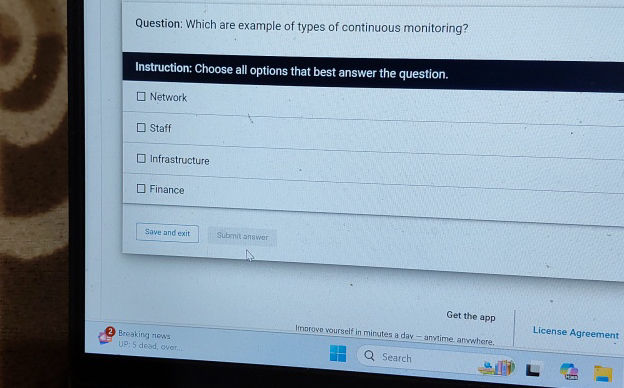 Question Which are example of types of | StudyX