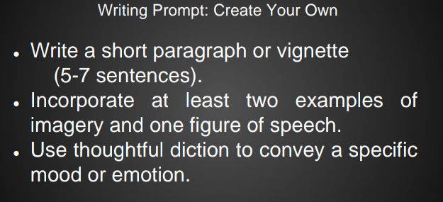 Writing Prompt Create Your Own Write a | StudyX
