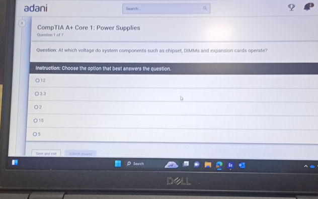 CompTIA A+ Core 1 Power Supplies Question 1