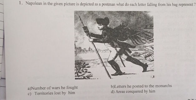 1 Napolean in the given picture is depicted | StudyX