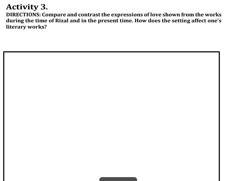 Activity 3 DIRECTIONS Compare and contrast | StudyX