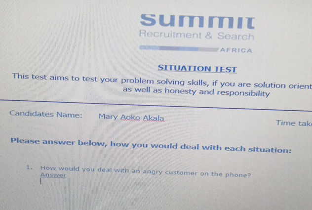 This test aims to test your problem solving | StudyX