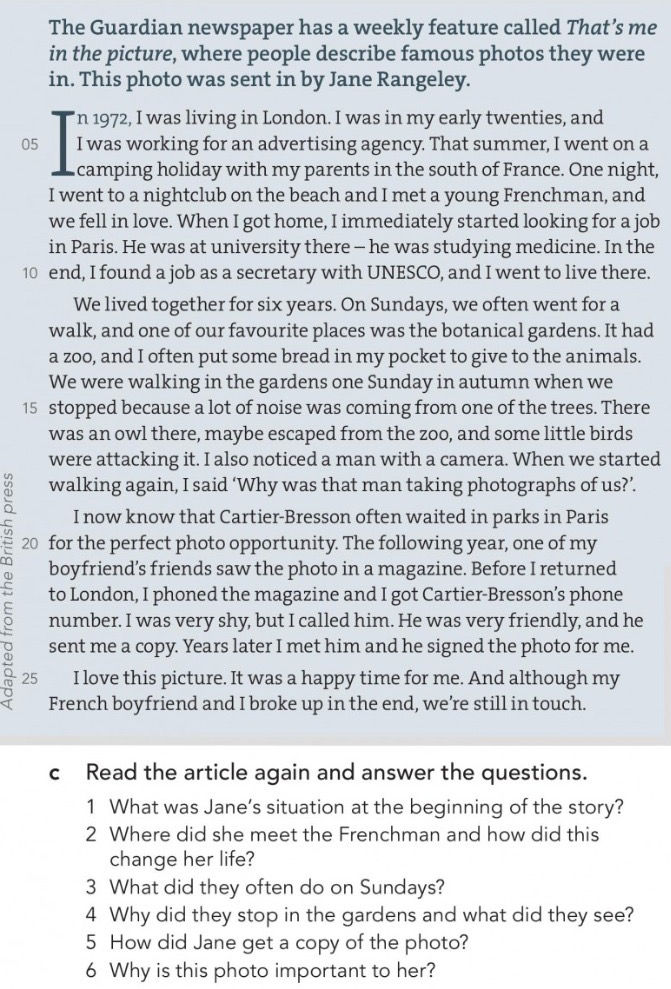 Read the article again and answer the