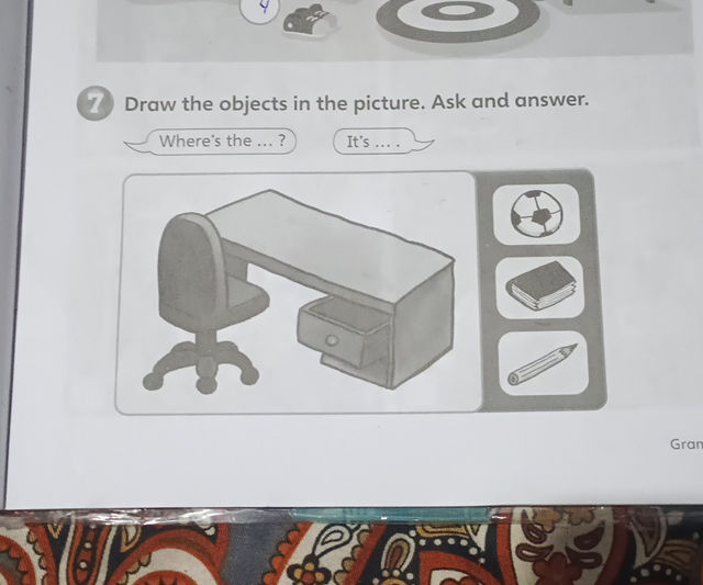 Draw the objects in the picture Ask and | StudyX