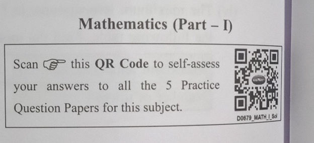 Mathematics (Part - 1) Scan this QR Code to | StudyX