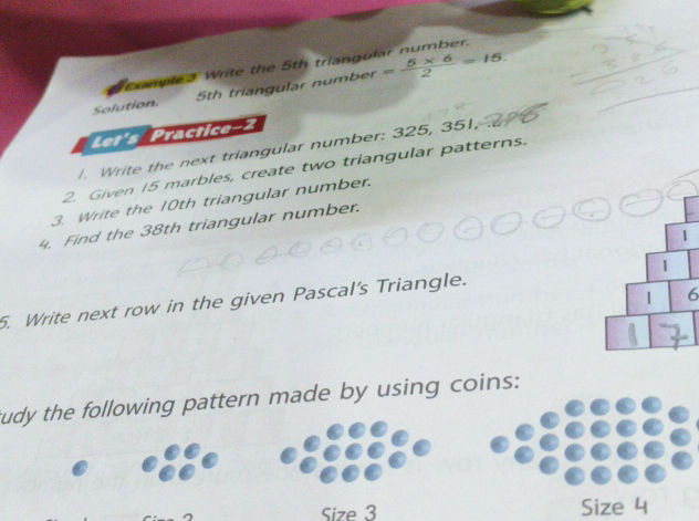 Example 3 Write the 5th triangular number | StudyX