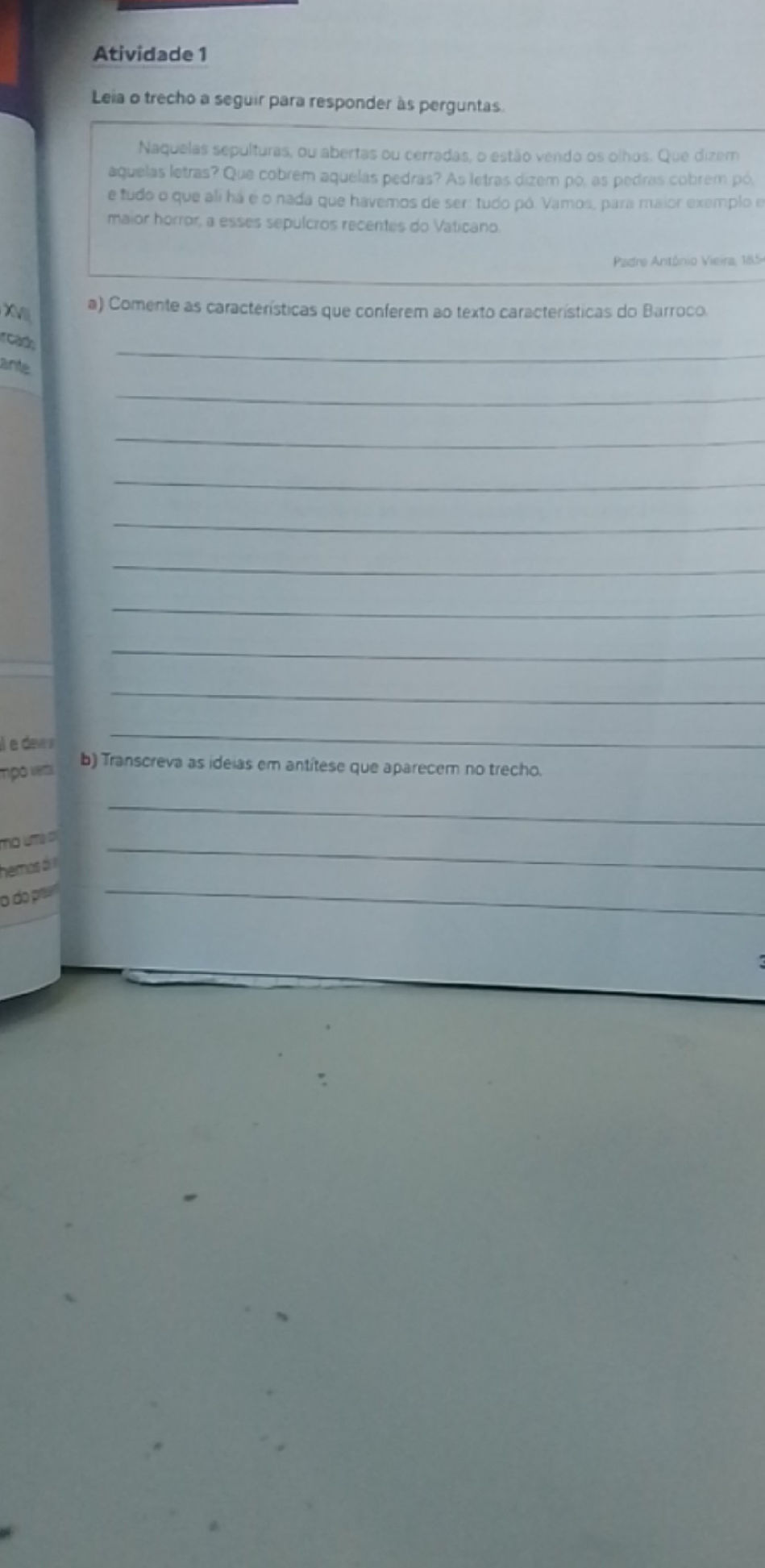Atividade 1 Leia o trecho a seguir para
