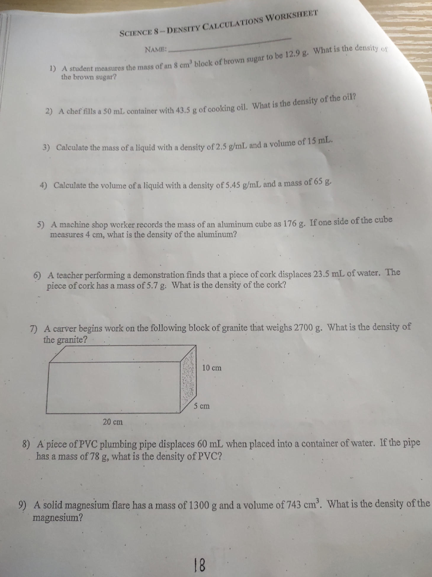 A teacher performing a demonstration finds
