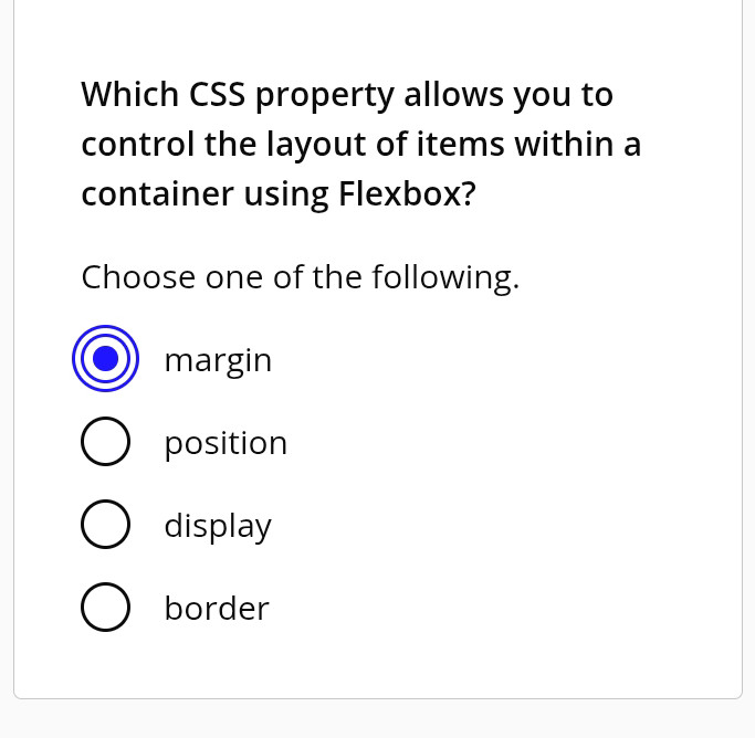 Which CSS property allows you to control the