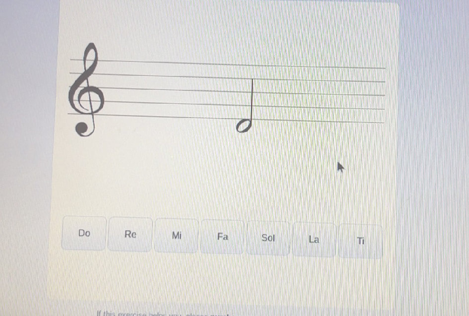 Ti Note In this image, identify the musical note