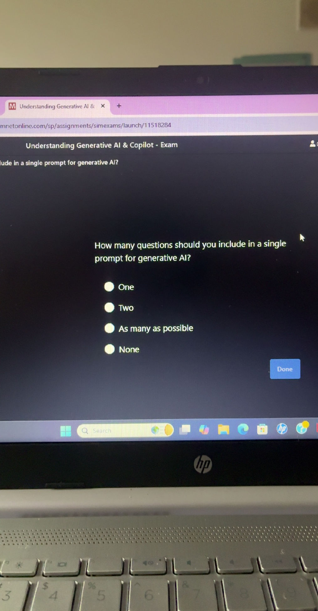 Question Not Included How many questions should you include in a