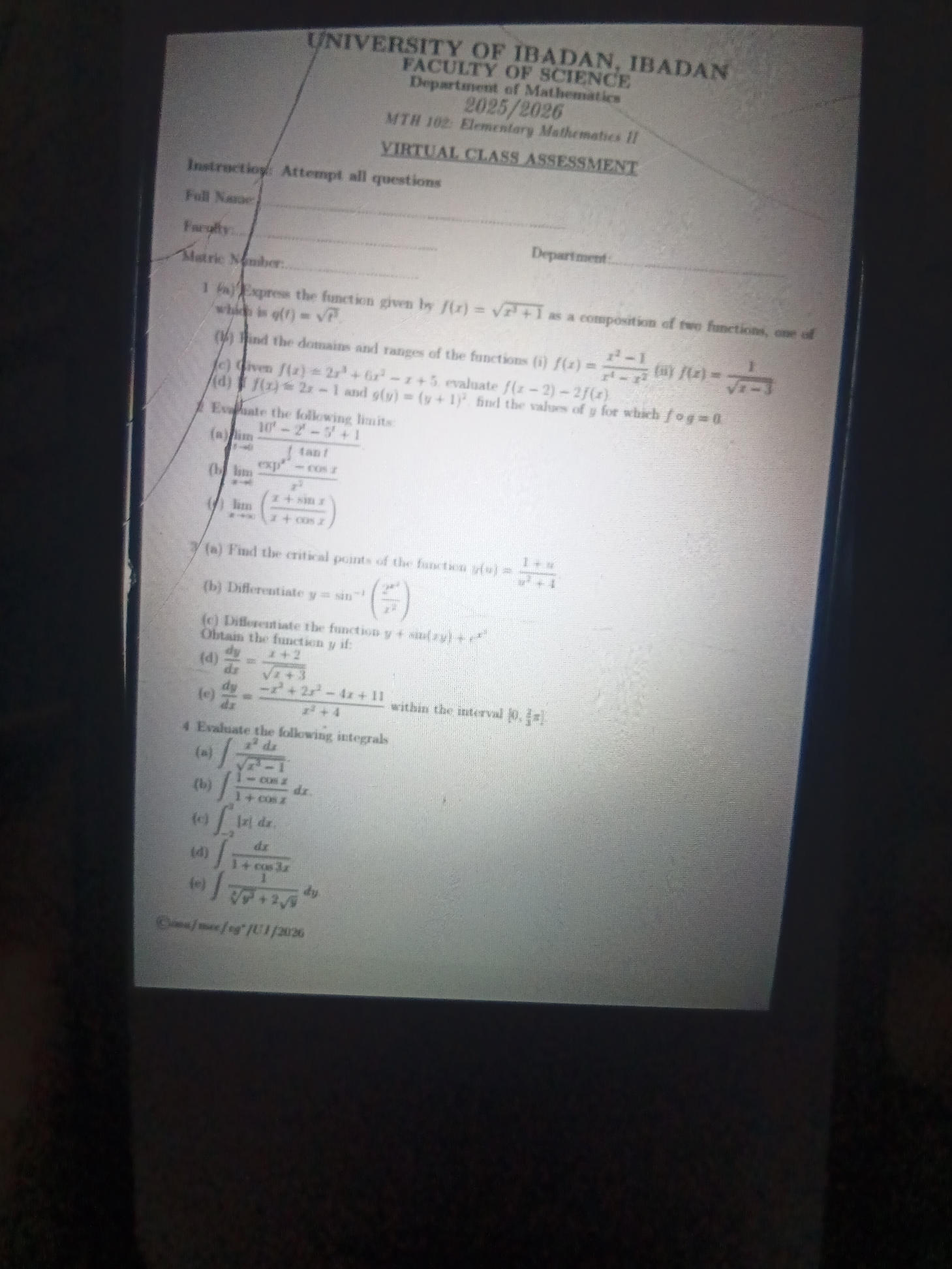 Express the function given by $f(x)