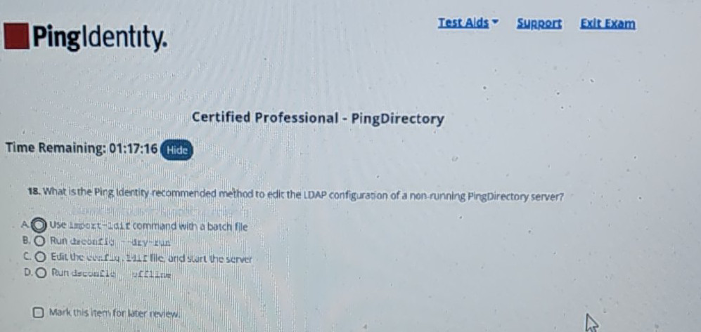 Ping Identity Order Form What is the Ping Identity recommended method