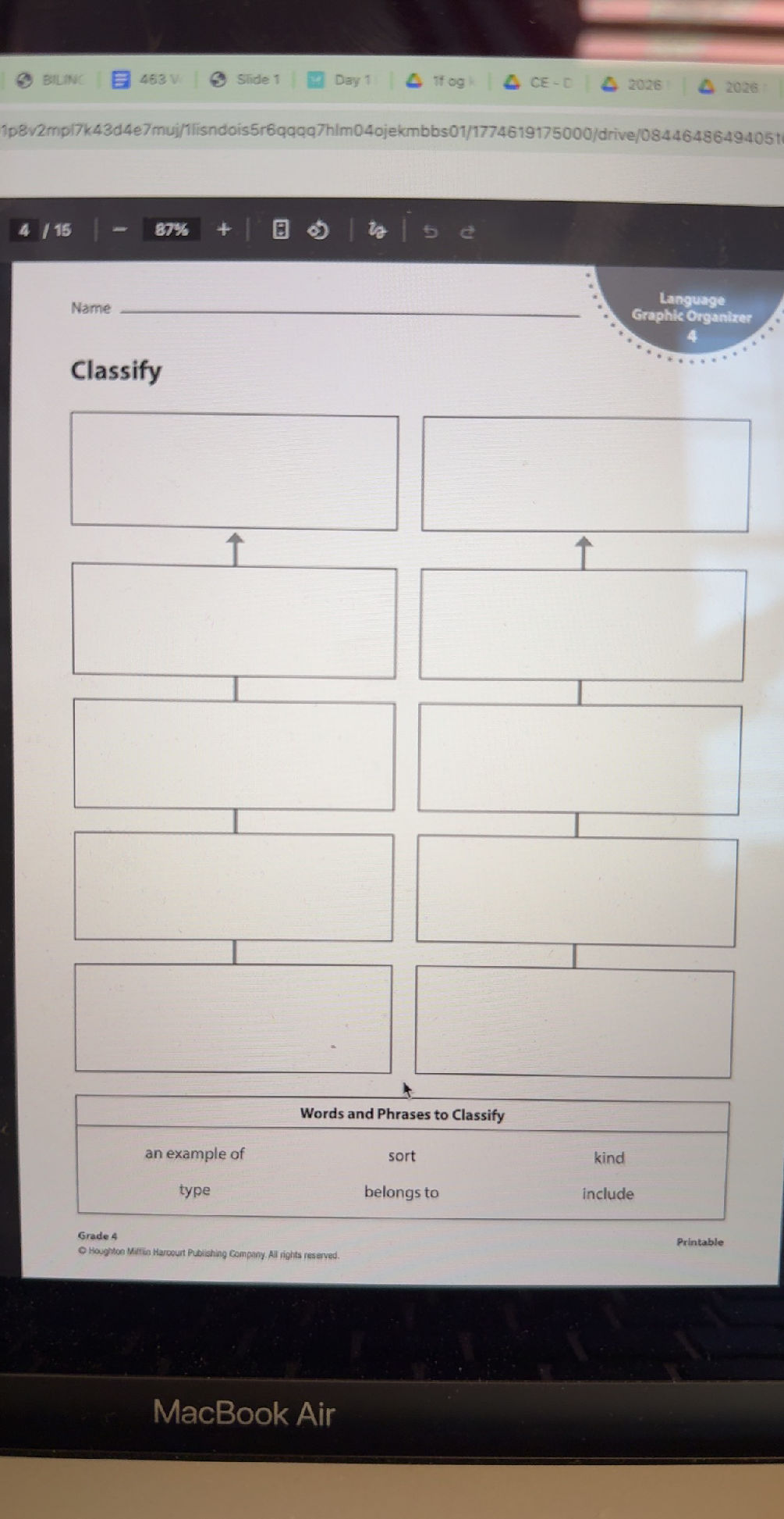 Clasiffy Name Classify Words and Phrases to Classify