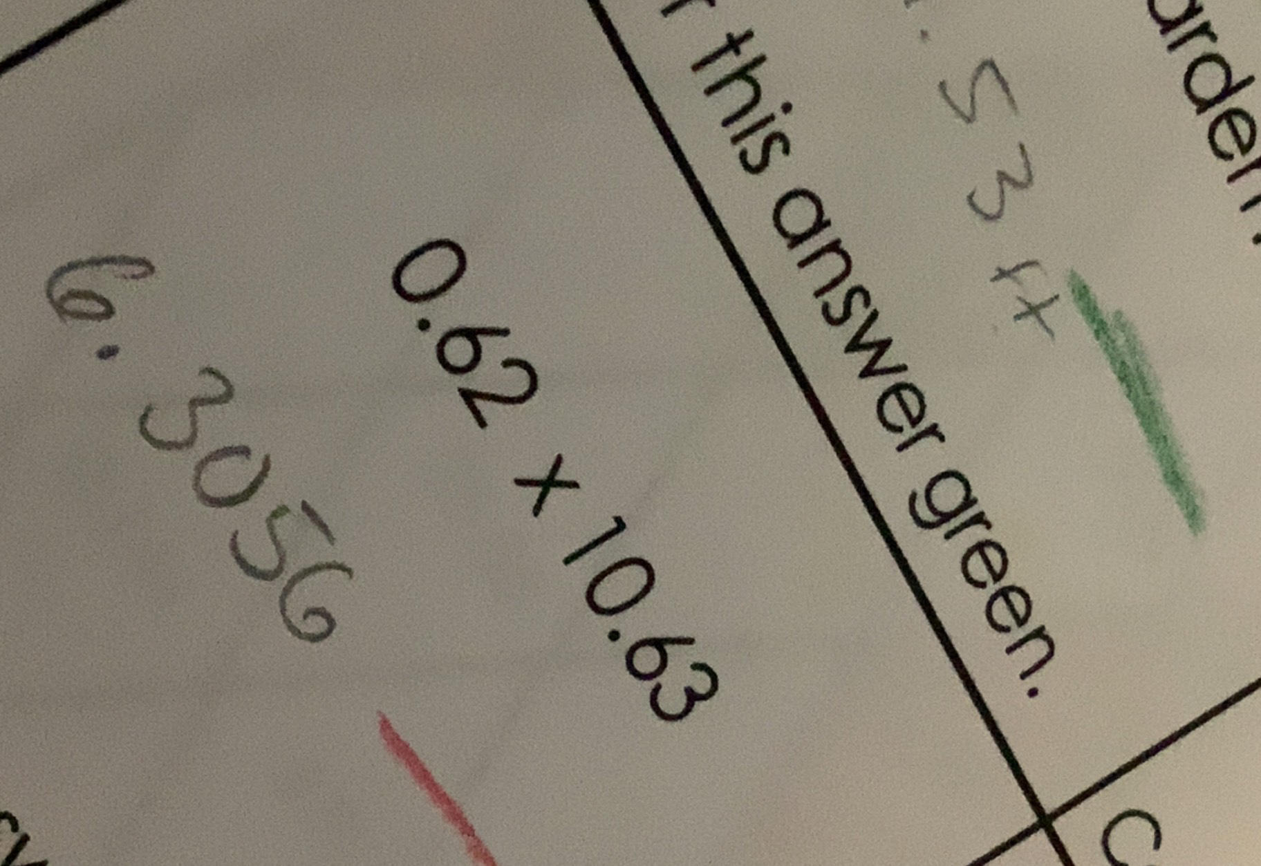 Calculate the product: $0.62 10.63$ (The | StudyX