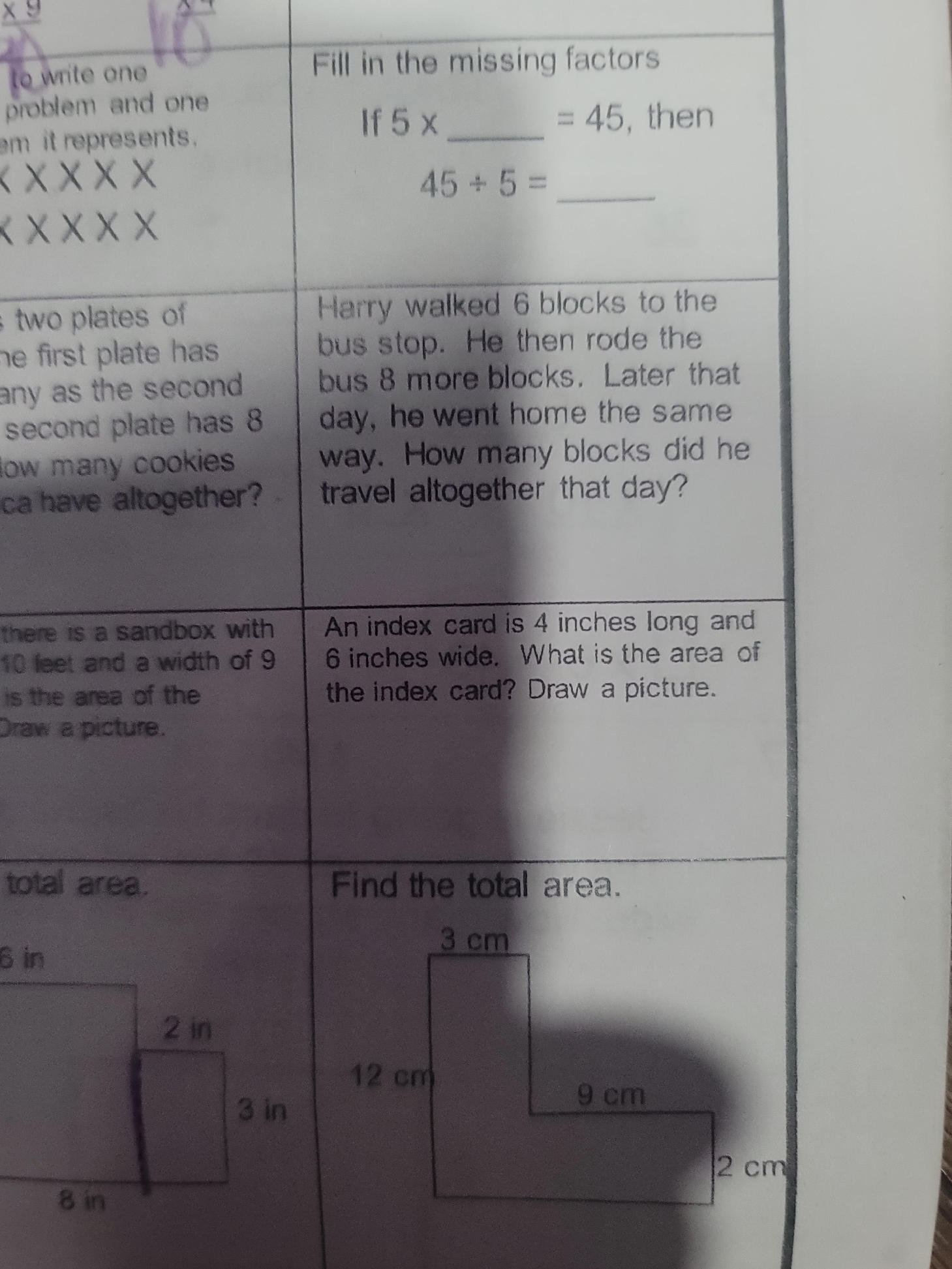 An index card is 4 inches long and 6 inches | StudyX