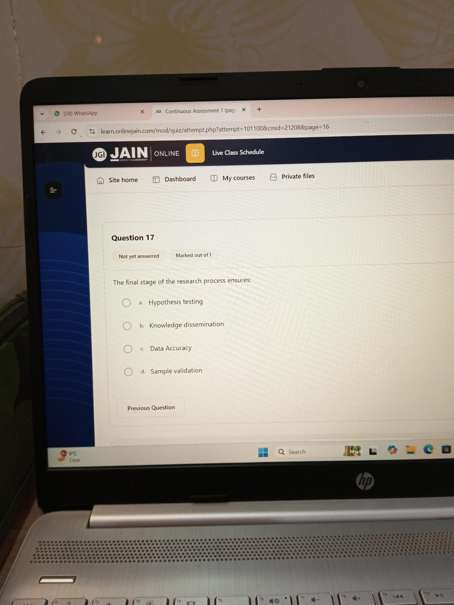 The final stage of the research process | StudyX
