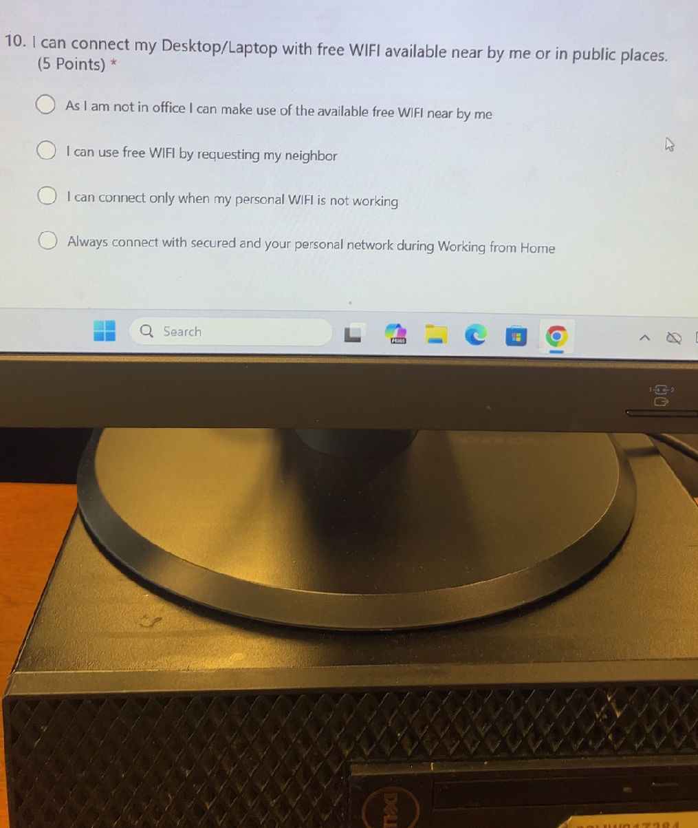 10. I can connect my Desktop/Laptop with | StudyX