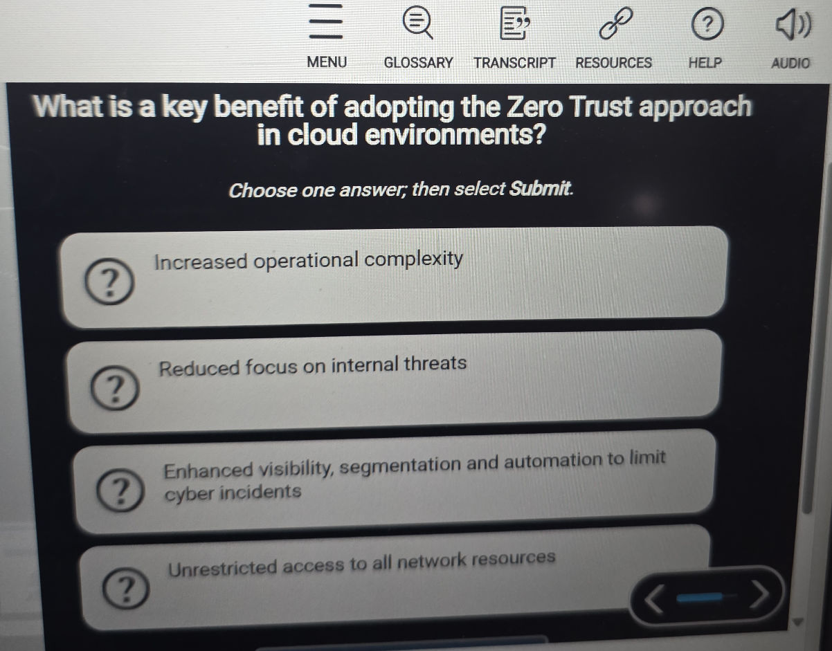 What is a key benefit of adopting the Zero | StudyX