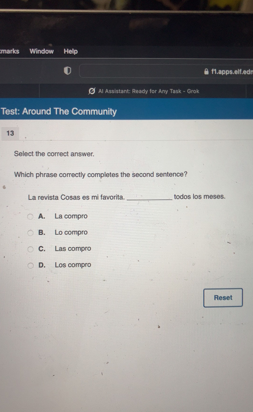 Select the correct answer. Which phrase | StudyX
