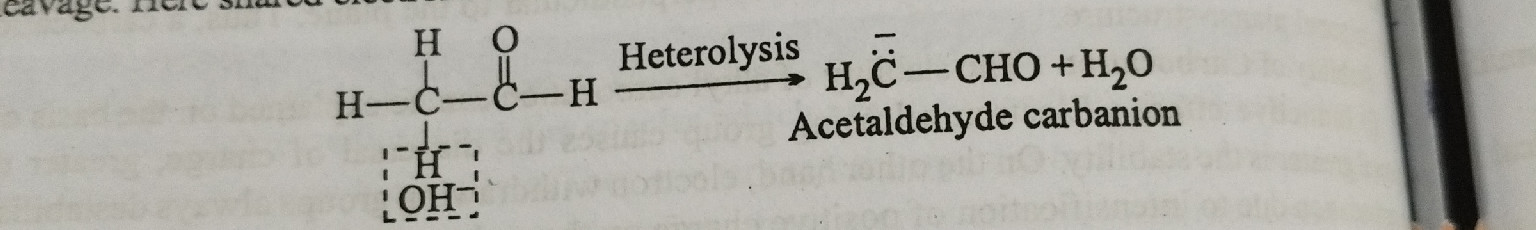 Heterolysis Example $ {c}H H-C-C-H | {OH} { | StudyX