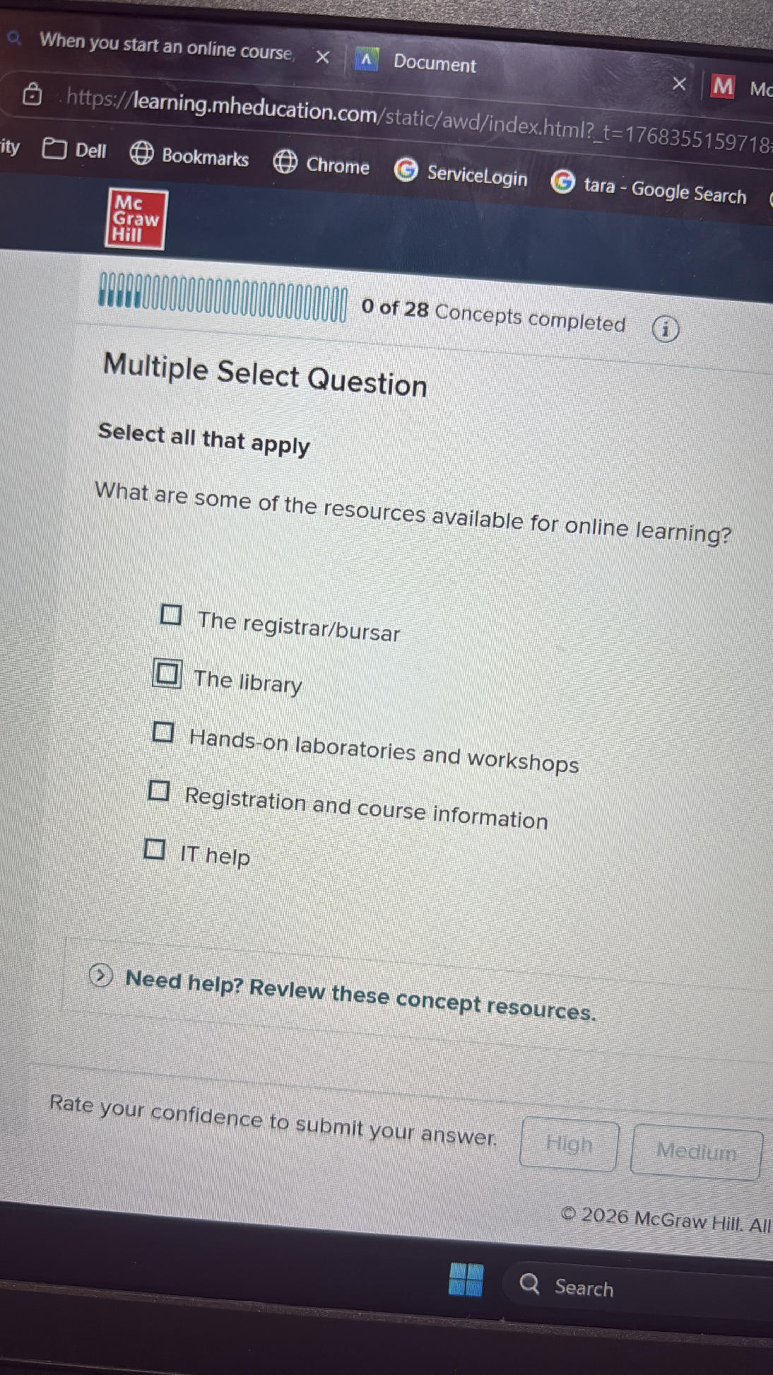 Multiple Select Question Select all that