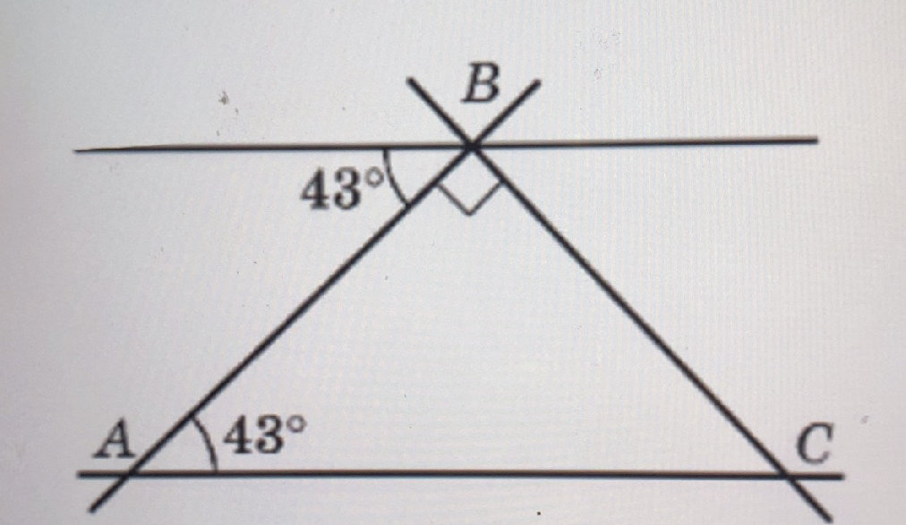 The image shows two parallel lines | StudyX