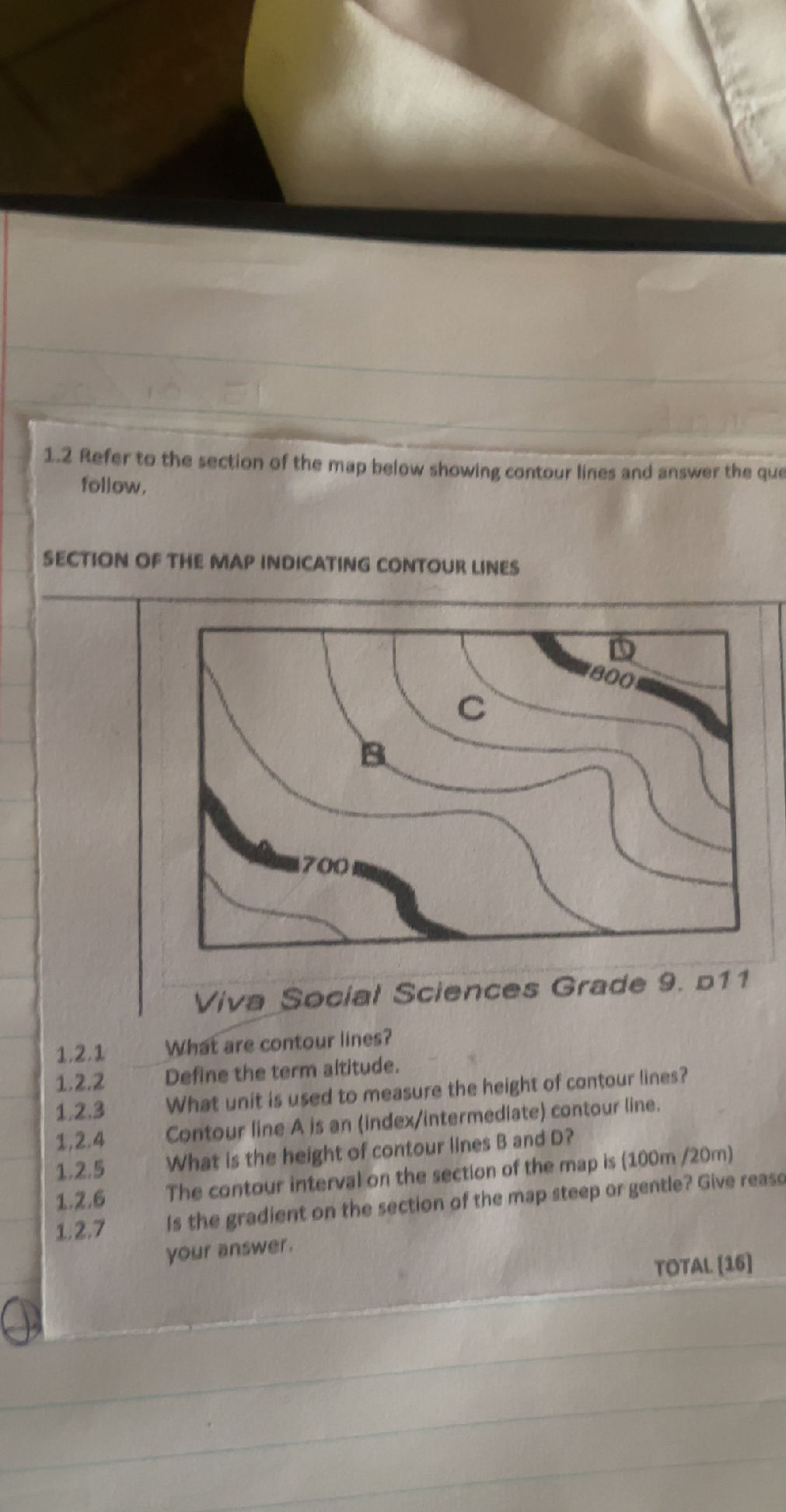 Refer to the section of the map below | StudyX